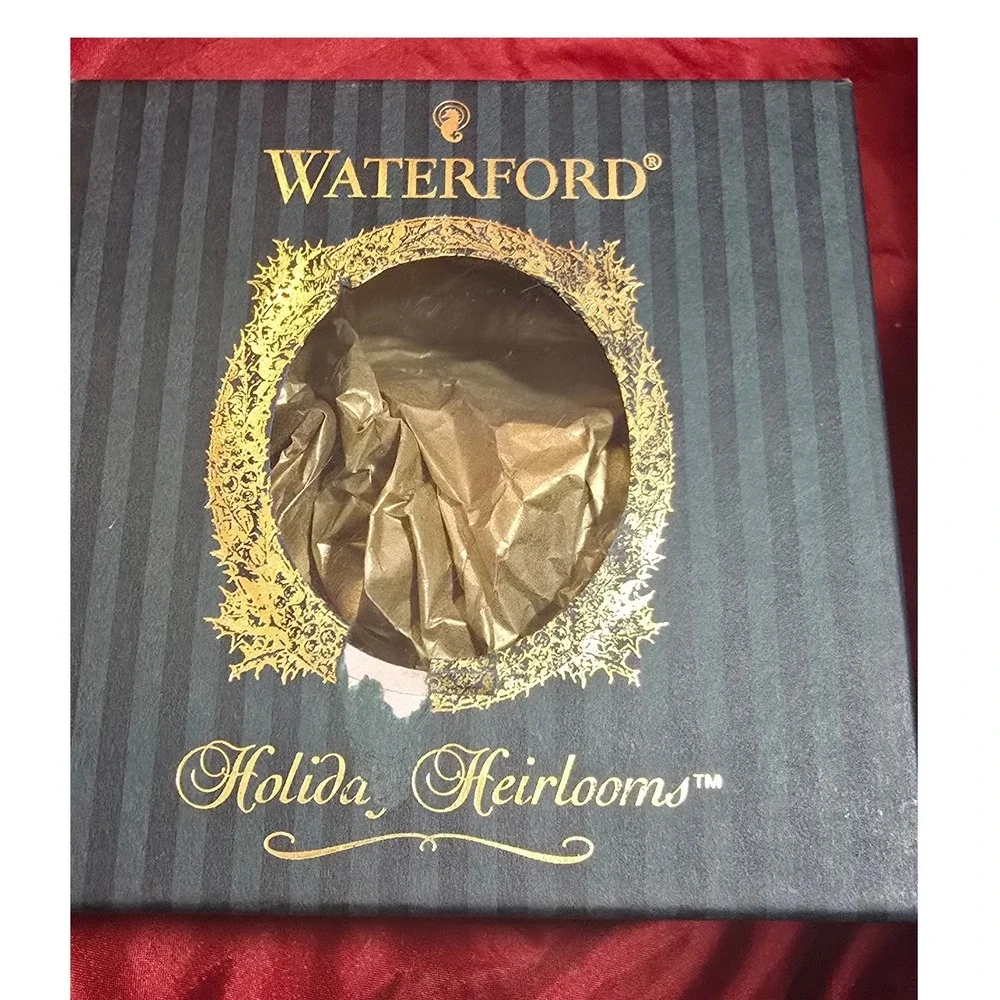 Waterford Holiday Heirlooms Celtic Cross Glass Ornament 1997 Limited 4802/7500